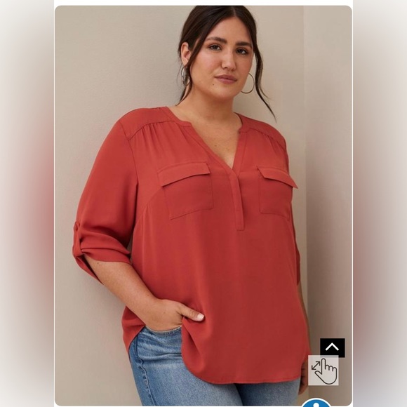 Torrid Harper Blouse, Size 3 - Picture 1 of 5
